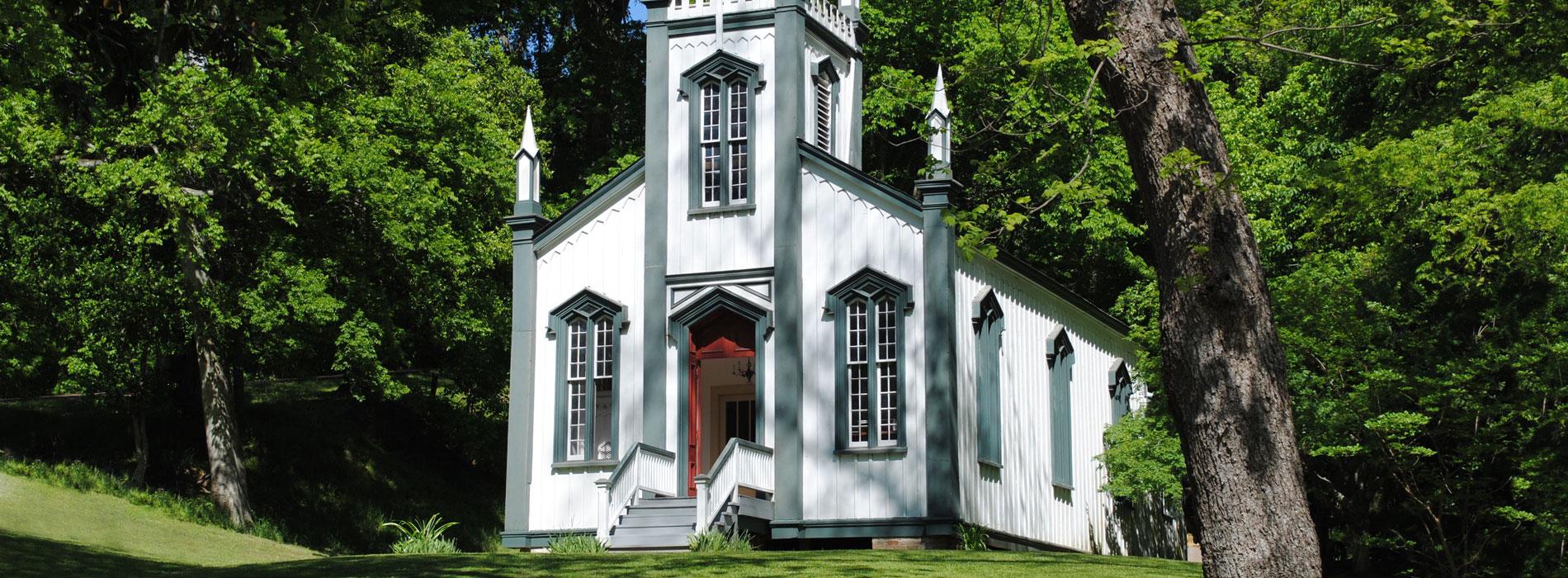 Sacred Heart Roman Catholic Church in Grand Gulf Military Park